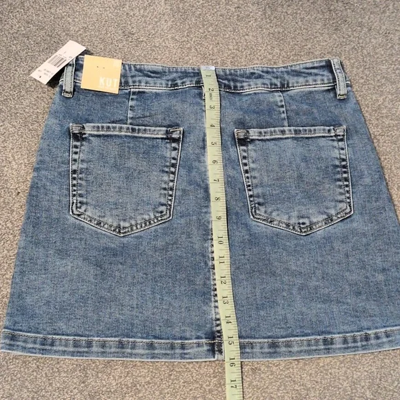 NWT Kut from the Kloth Zoe Denim Mini Skirt Size 6 - Picture 6 of 7